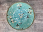 Tokyo Design Studio Turquoise Sakura / Cherry Blossom Flower Patterned Bowl, 21cm