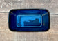 Scandi Home Navy Blue Butter Dish with Wooden Lid