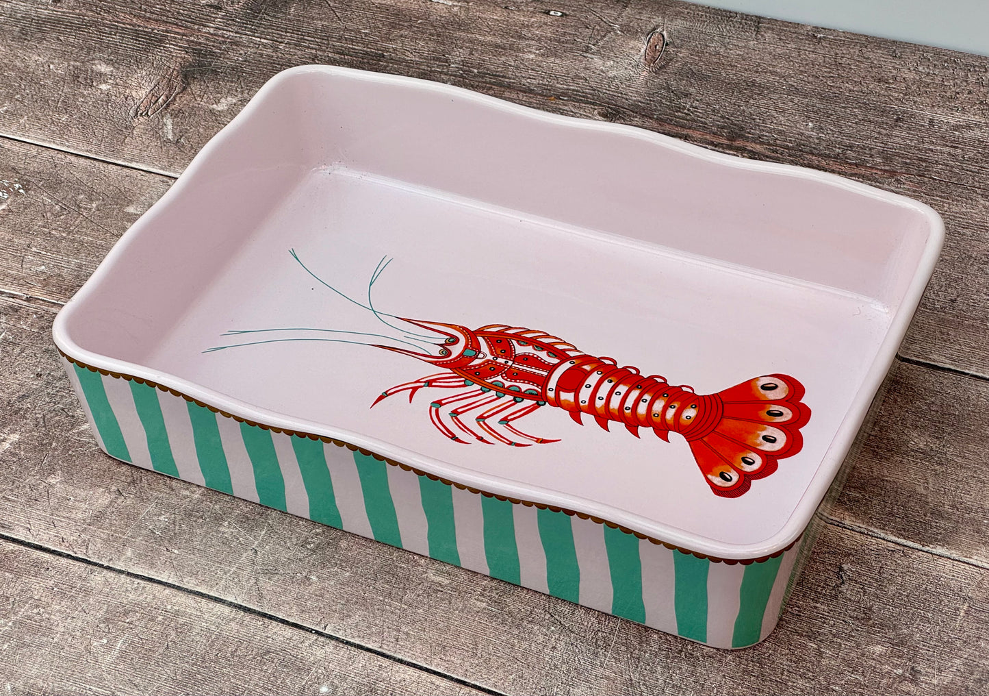 Yvonne Ellen Large Lobster Rectangular Baking Dish, 30cm