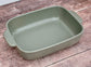 Green Rectangular Baking Dish with Handles, 33.5cm