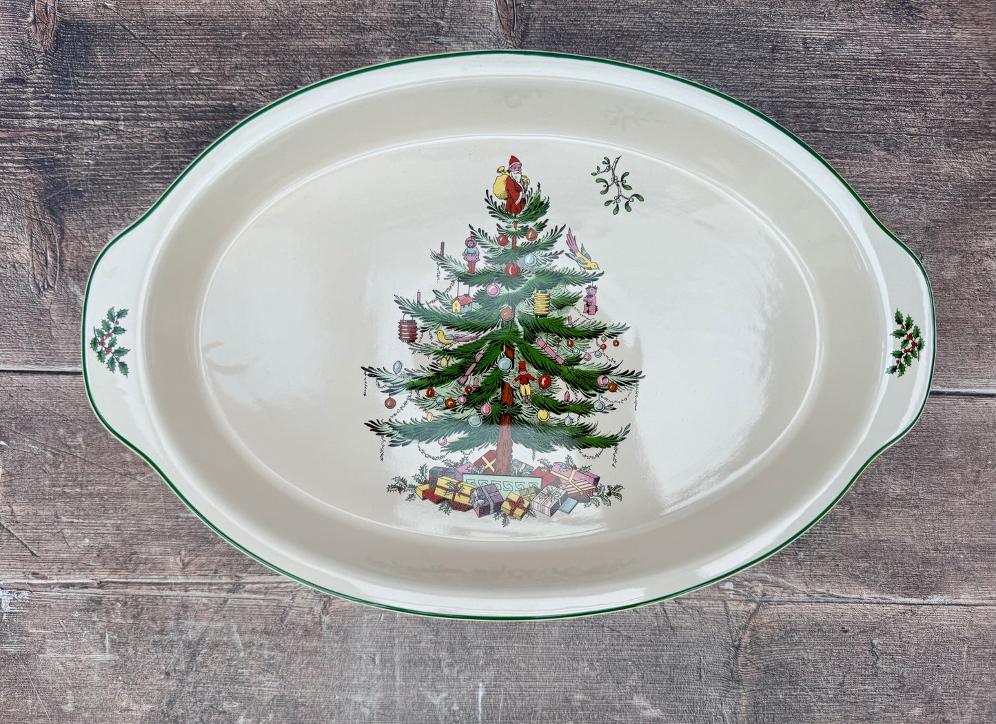 Spode Christmas Tree Gratin Baking Dish