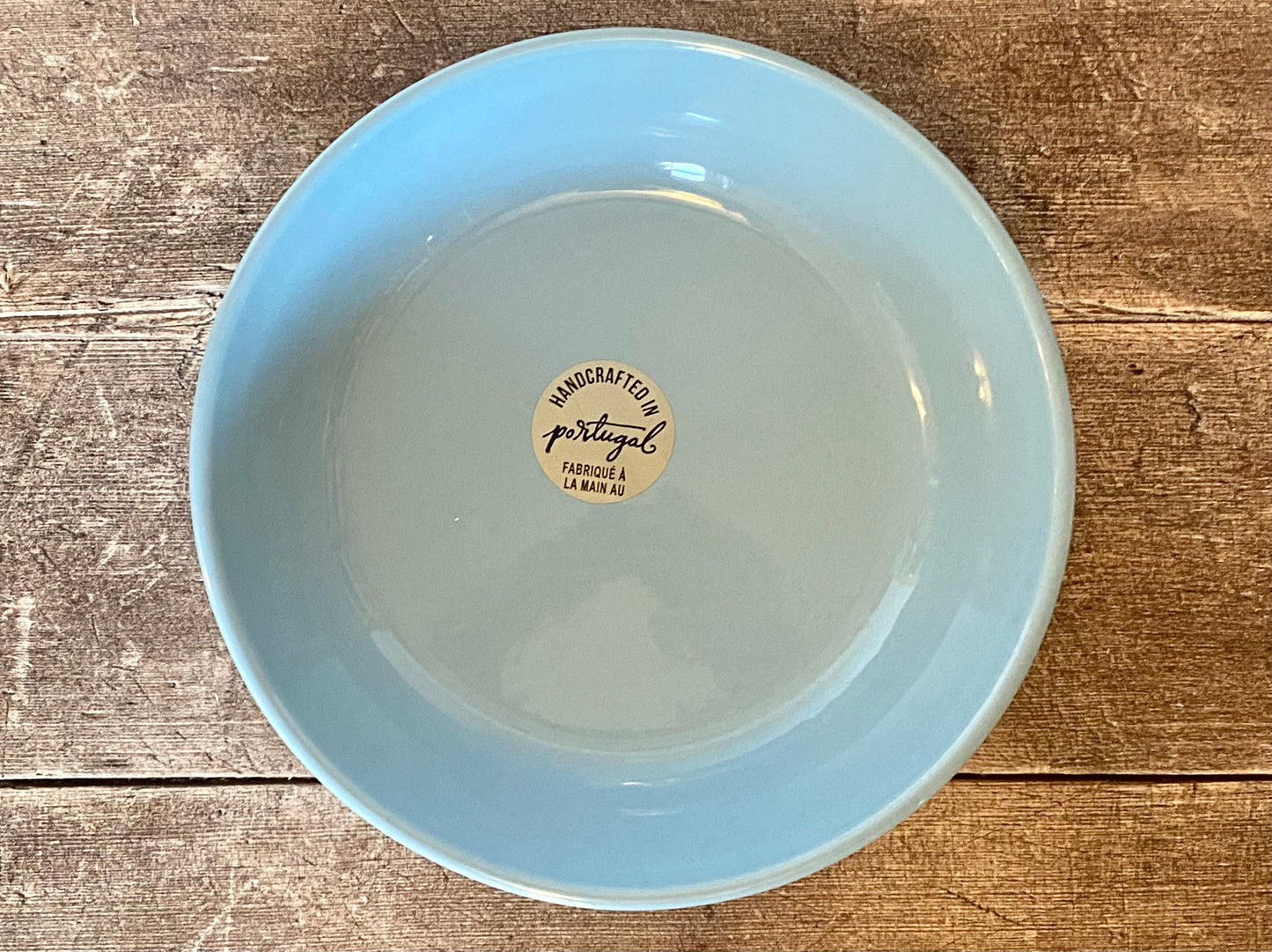 Light Blue Spotted Pasta/Serving Bowl, 22cm