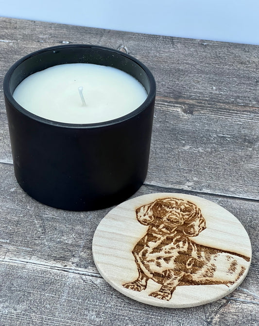 Dachshund Sausage Dog Soy Wax Candle