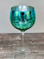 Set of 2 Peacock Gin Balloon Copa Glasses