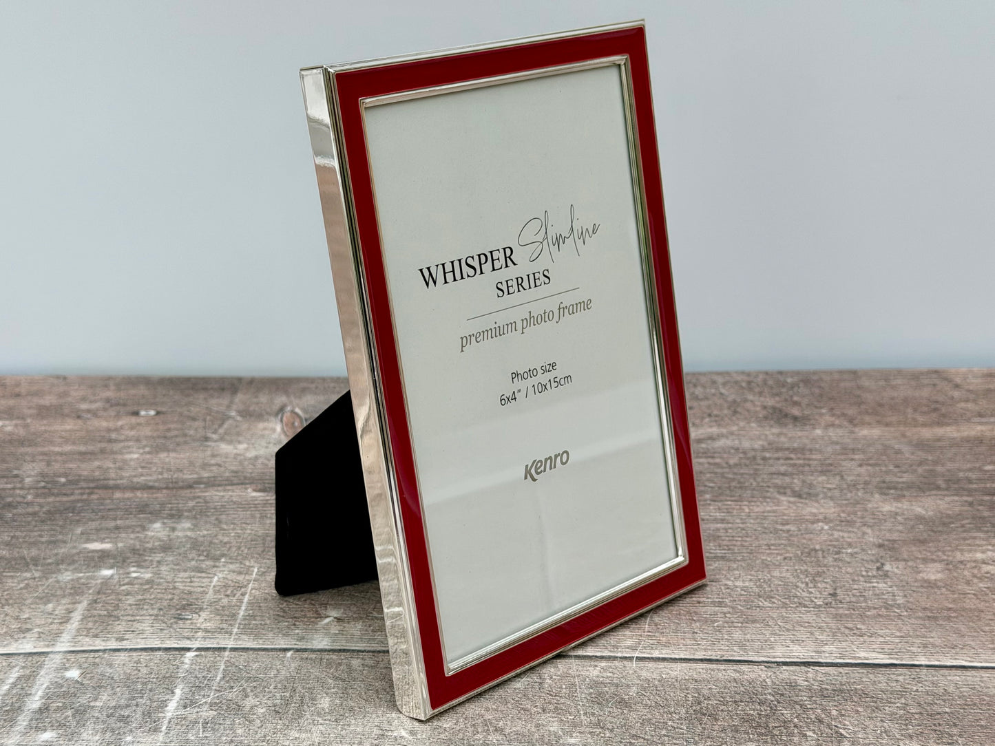 Slimline Red Border Photo Frame, 4’ x 6’