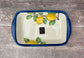 Lemon Patterned Small Rectangular Baking Dish, 25.5cm