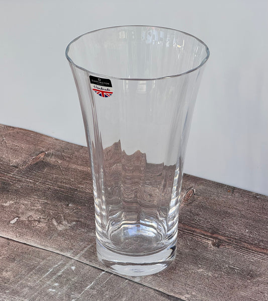 Dartington Crystal Florabundance Flared Vase, 23cm