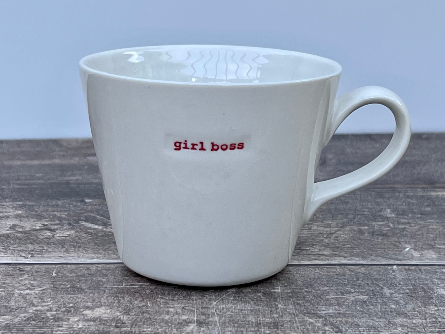 White ‘girl boss’ Mug