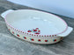 Cath Kidston Flower Patterned Oval Baking Dish, 30cm