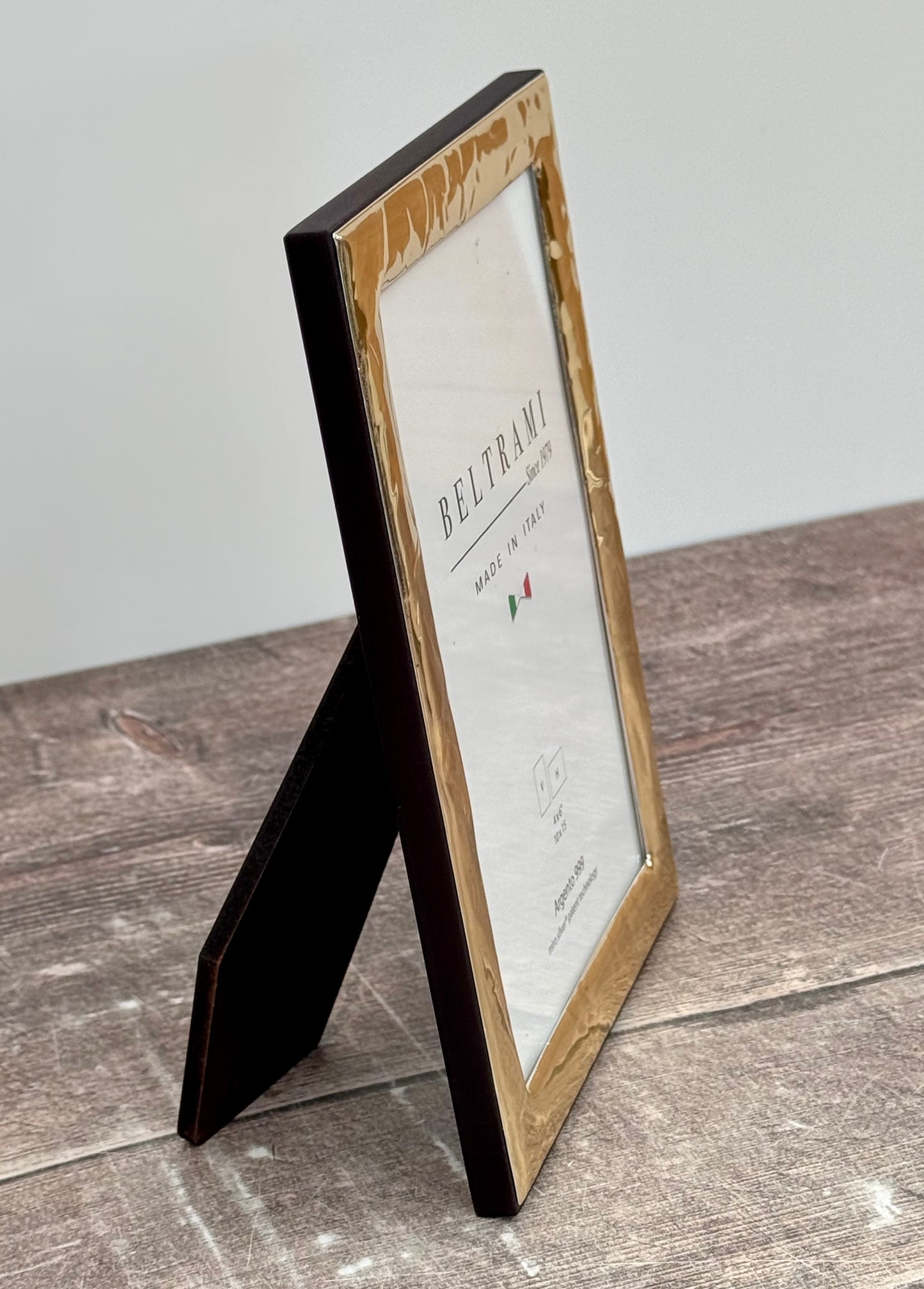 Beltrami Gold Tone Patterned Border Photo Frame 4 x 6