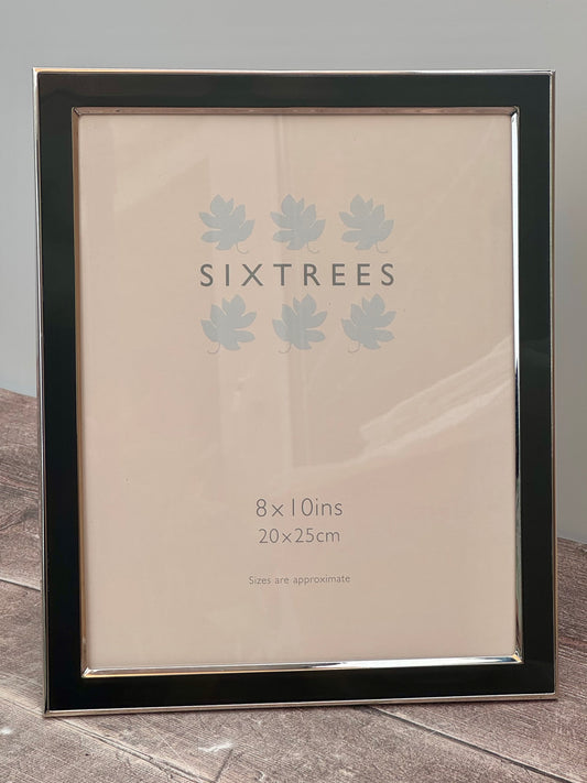Sixtrees Black Border Photo Frame, 8’ x 10’