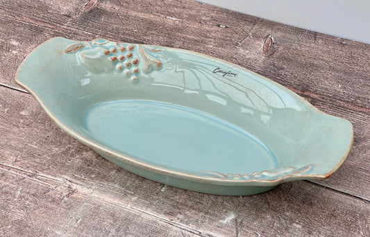 Green Gratin Baking Dish, 31cm