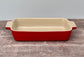 Le Creuset Red Rectangular Baking Dish, 32cm