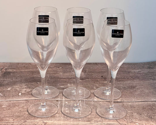 Dartington Set of 6 Sparkle Prosecco Glasses