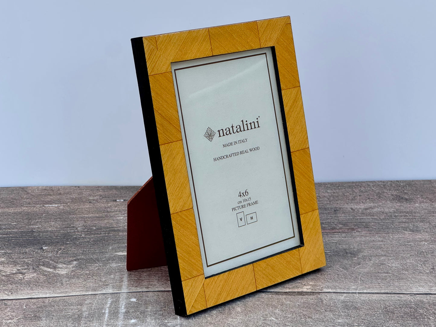 Natalini Yellow Border Photo Frame 4 x 6
