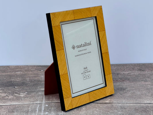 Natalini Yellow Border Photo Frame 4 x 6