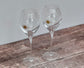 Pair of Perrier-Jouet Fernando Laposse White Bee Champagne Glasses