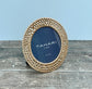 Tahari Gold Tone Circular Frame, 4 x 4