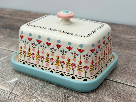 Cath Kidston Patterned Butter Dish