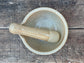 Scandi Home Pale Cream Smooth Pestle and Mortar