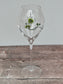 Pair of Perrier-Jouet Green Flower Champagne Glasses, 28.5cl