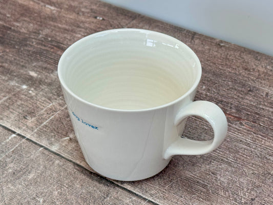 White ‘dog lover’ Mug