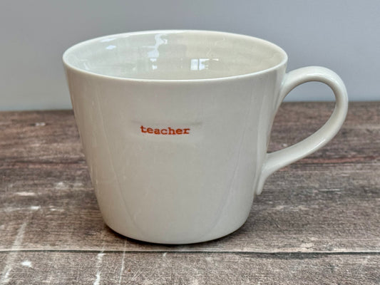 White ‘teacher’ Mug