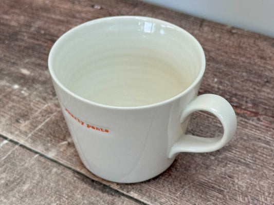 White ‘smarty pants’ Mug