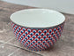 Blue and Pink Patterned Small Bowl, 9.5cm